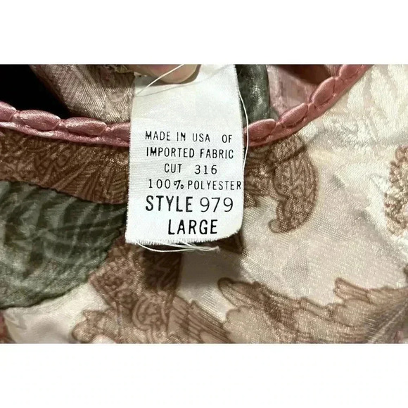 Farr West Vintage Floral Unique Slip Night Dress Size Large Luxurious Coquette - Picture 6 of 8